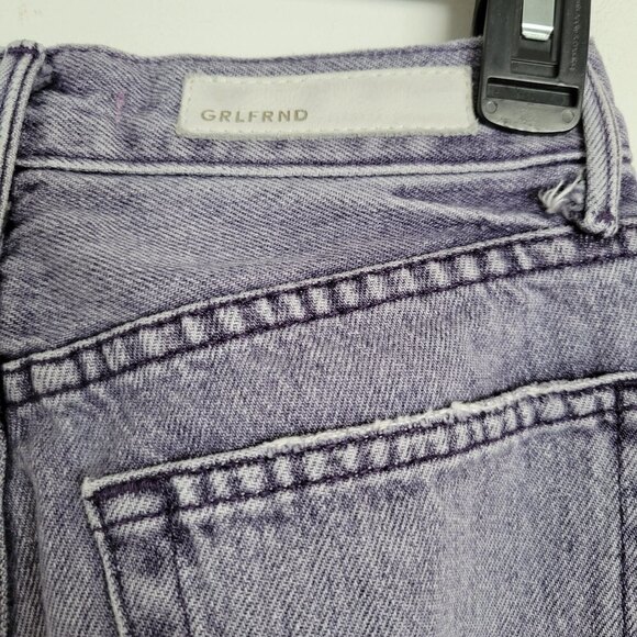 GRLFRND KAROLINA You Got The Look Distressed High Rise Button Fly Jeans Sz 23 - Picture 8 of 16